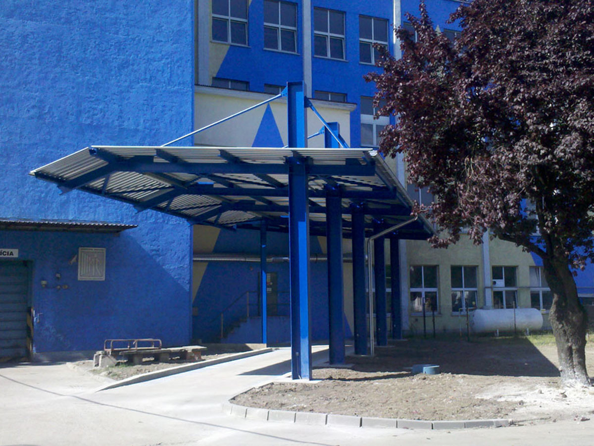 Honeywell, Partizánske - Výroba a montáž prístrešku stáčania farieb